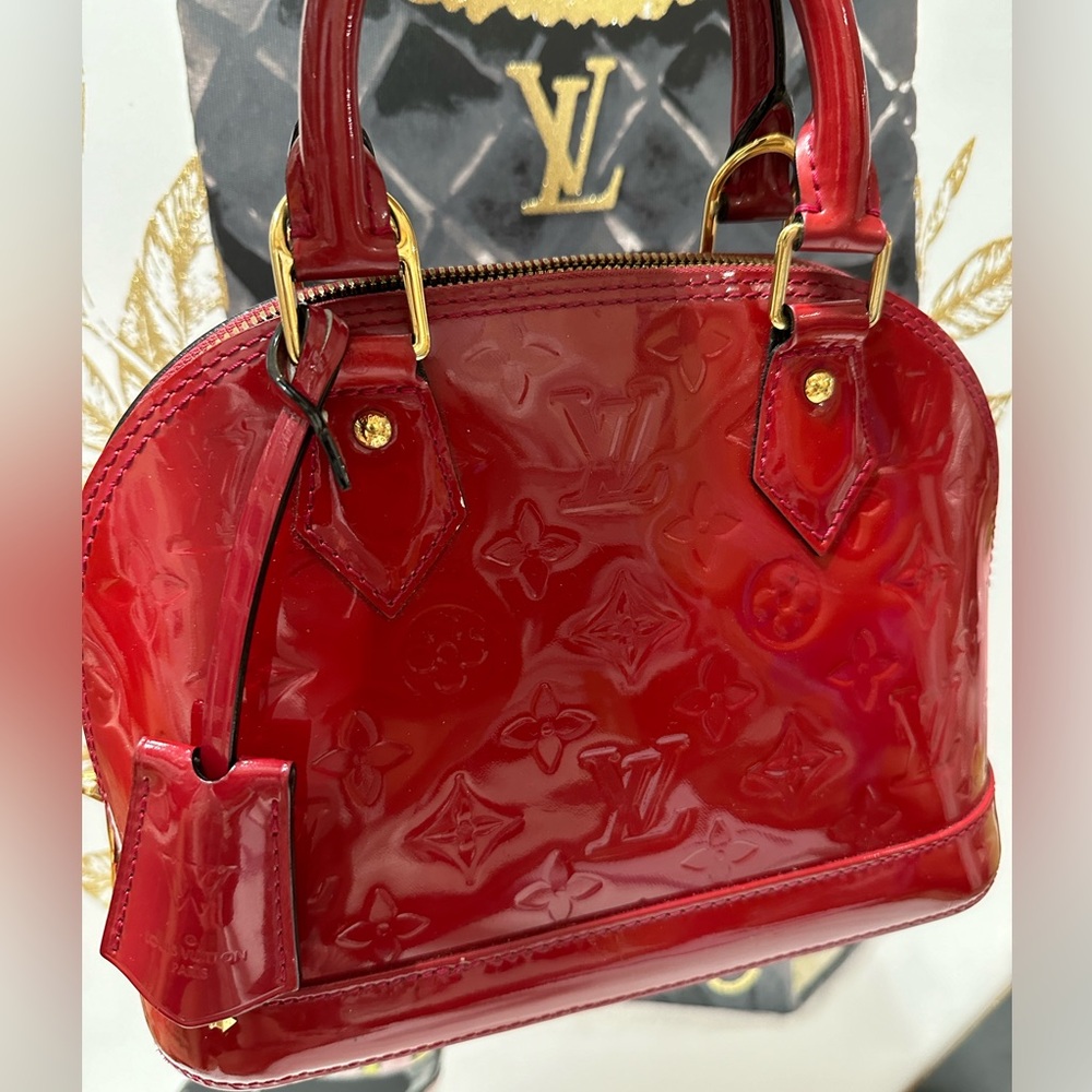 Louis Vuitton Vernis BB Alma 2 Way Bag
